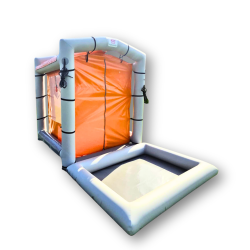 Kabina KD1 Pro [2x2x2.5] z 4 punktowym systemem wodnym i prądownicą dekontaminacji wstępnej