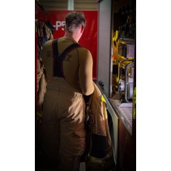 Spodnie bielizna termoaktywna trudnopalna typu leggins GA WORK kolor Piaskowy