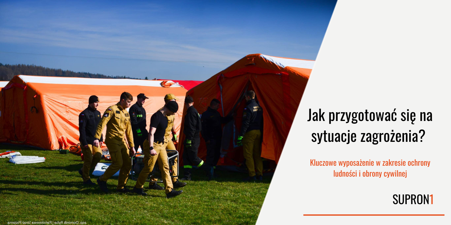 Jak przygotować się na sytuacje zagrożenia? Kluczowe wyposażenie w zakresie ochrony ludności i obrony cywilnej