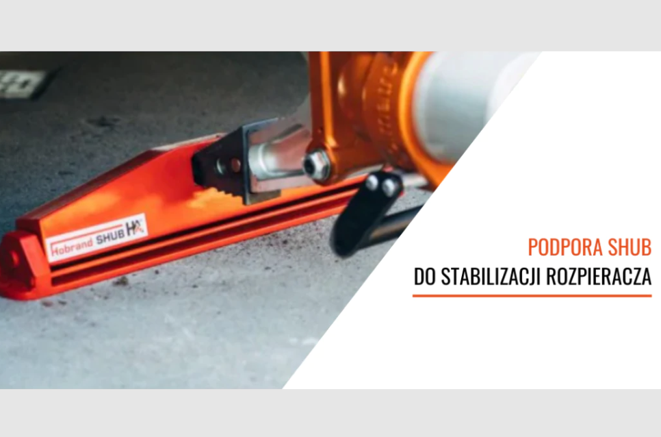 NOWOŚĆ! Podpora SHUB do stabilizacji rozpieracza