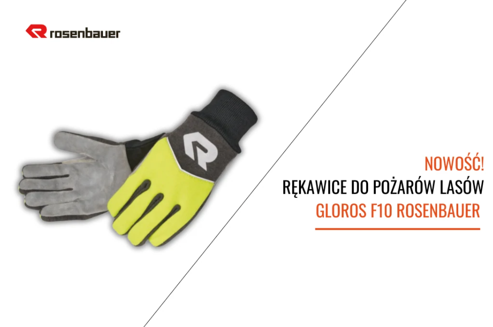 NOWOŚĆ! Rękawice do pożarów lasów Rosenbauer Gloros F10