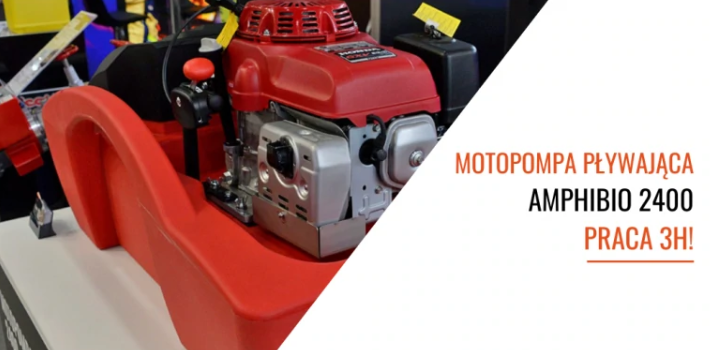 Nowa motopompa pływająca Amphibio 2400 ZHT - najwyższa wydajność na rynku!