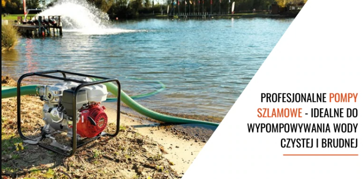 Profesjonalne pompy szlamowe - idealne do wypompowywania wody czystej i brudnej