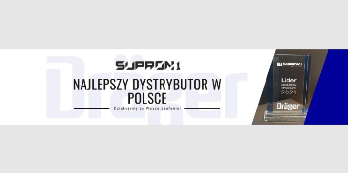 Supron1 najlepszym dystrybutorem marki Dräger