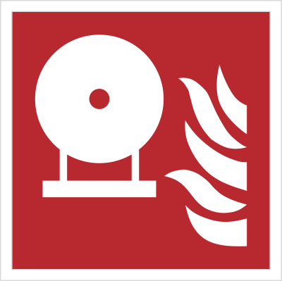 Znak stała butla gaśnicza wg PN-EN ISO 7010