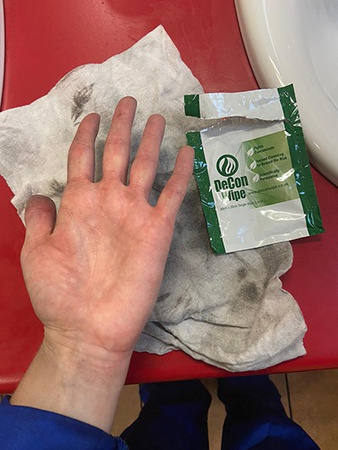 Chusteczka dekontaminacyjna sprzętowa De-Wipe 60x30cm, saszetka 1 szt. [DW16030]