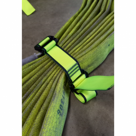 Pasek zaciskowy Courant Strapster do pakietu wężowego - 45 mm Żółty