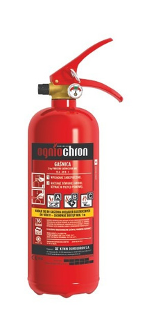 Gaśnica proszkowa 2kg GP-2x ABC/M OGNIOCHRON