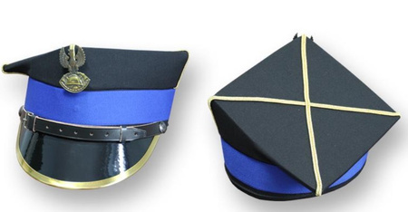 Czapka rogatywka aspiranta PSP