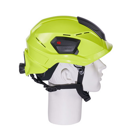 HEŁM HEROS HEROS H10 JASKRAWO-ŻÓŁTY RAL 1026  BEZ OTWORÓW WENTYLACYJNYCH [157712]