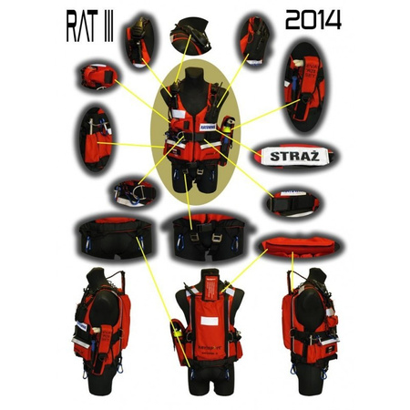 Kamizelka asekuracyjna RATOWNIK III KSP 80N