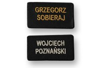 Identyfikator imienny haftowany PSP/OSP