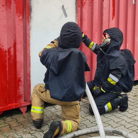 Ponczo ochronne treningowe do trenażerów, kontenerów ogniowych S1 Nomex