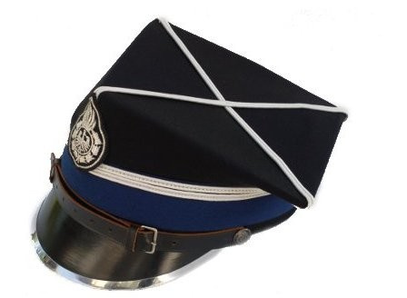 Czapka rogatywka OSP z okuciem