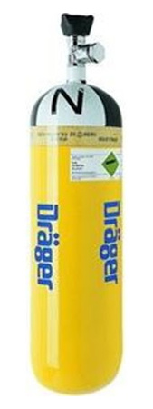 Butla kompozytowa 6,8 L/300 bar z zaworem VTI/EFV Drager