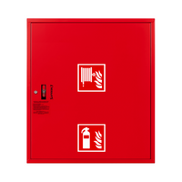 Hydrant wewnętrzny DN25 zawieszany z miejscem na gaśnicę pod zwijadłem uniwersalny