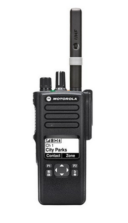 Radiotelefon przenośny Motorola DP4601e VHF z akumulatorem Impres Li-ion 2100 mAh