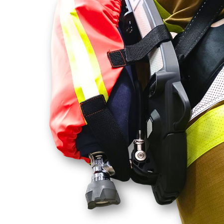 Pokrowiec RIT - znacznik RIT HI-VIZ na butlę aparatu oddechowego	