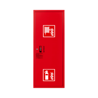 Hydrant wewnętrzny DN33 zawieszany wykonanie boczne z miejscem na gaśnicę