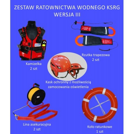 Zestaw ratownictwa wodnego KSRG wersja III