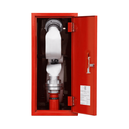 Hydrant wewnętrzny DN52 zawieszany z koszem wykonanie boczne