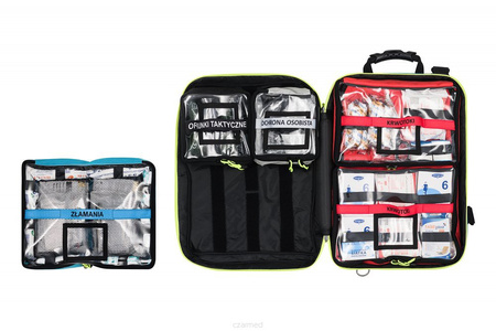 PSP - R1 BlueMed Zestaw ratownictwa medycznego PLECAK (wg. standardu 2021)