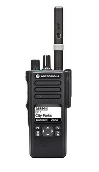 Radiotelefon przenośny Motorola DP4601e VHF z akumulatorem Impres Li-ion 2100 mAh