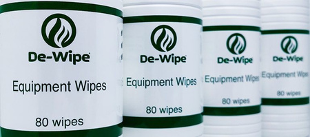 Chusteczki dekontaminacyjne De-Wipe, opakowanie 80 szt. Tuba