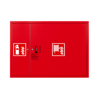 Hydrant wewnętrzny DN52 zawieszany z miejscem na gaśnicę obok kosza uniwersalny