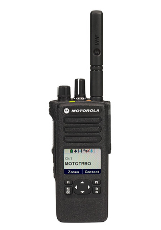 Radiotelefon przenośny Motorola DP4600e VHF z akumulatorem Impres Li-ion 2100 mAh