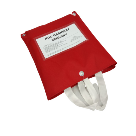 Koc gaśniczy w pokrowcu