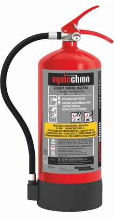 Gaśnica wodno-mgłowa 6kg GWM-6x AF/MP OGNIOCHRON