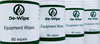 Chusteczki dekontaminacyjne De-Wipe, opakowanie 80 szt. Tuba