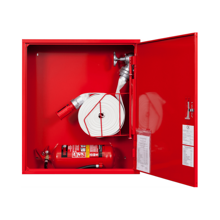 Hydrant wewnętrzny DN52 zawieszany z miejscem na gaśnicę pod koszem uniwersalny