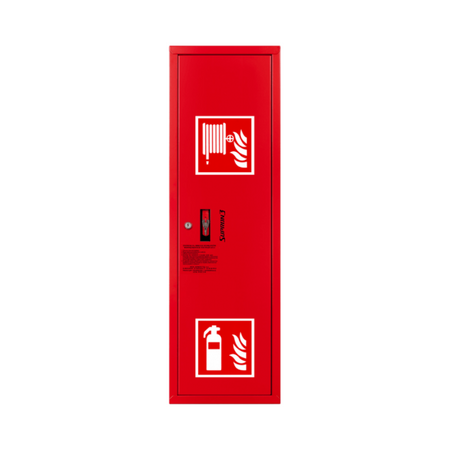 Hydrant wewnętrzny DN25 zawieszany wykonanie boczne z miejscem na gaśnicę