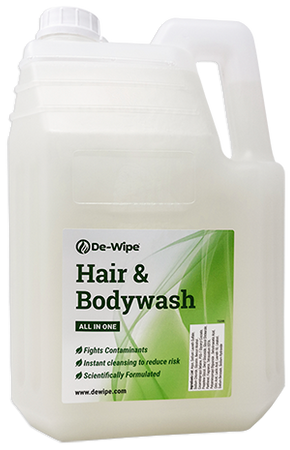 Żel dekontaminacyjny De-Wipe do mycia włosów i ciała 4 L