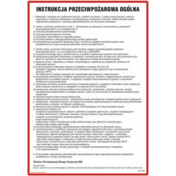 Instrukcja ppoż. ogólna