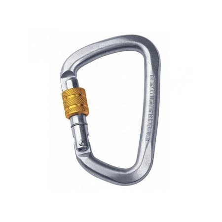 Karabinek D-kształtny Steel zakręcany 50kN