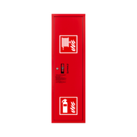 Hydrant wewnętrzny DN25 zawieszany wykonanie boczne z miejscem na gaśnicę