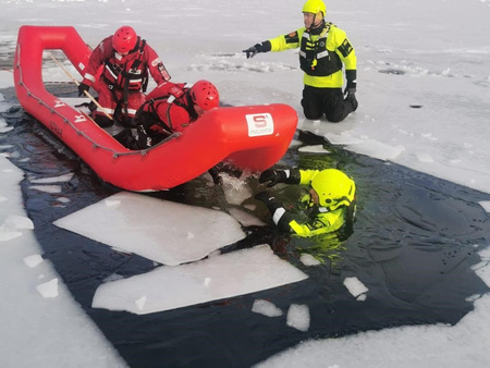 Pneumatyczne sanie ratownicze RS1 [woda-lód]