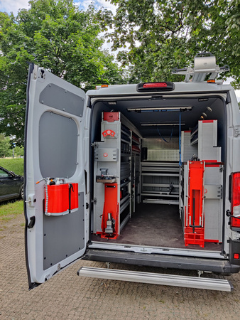 Strażacki zestaw Sanitarny - mobilny i do zabudowy