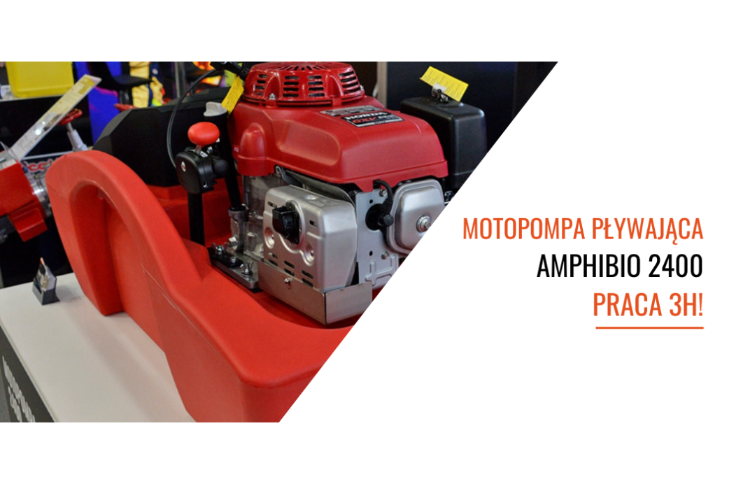 Nowa motopompa pływająca Amphibio 2400 ZHT - najwyższa wydajność na rynku!